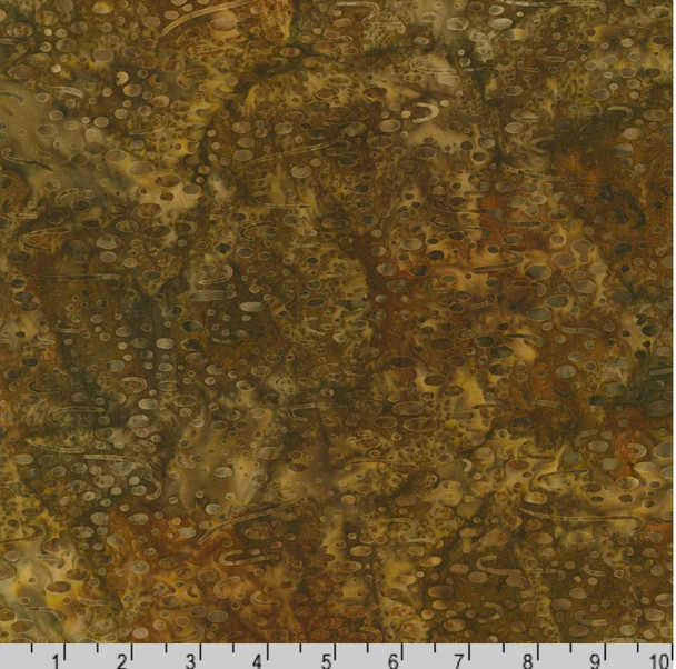 Robert Kaufman Artisan Batiks Marshland AMD-21723-323 Walnut | Sold By Half-Yard