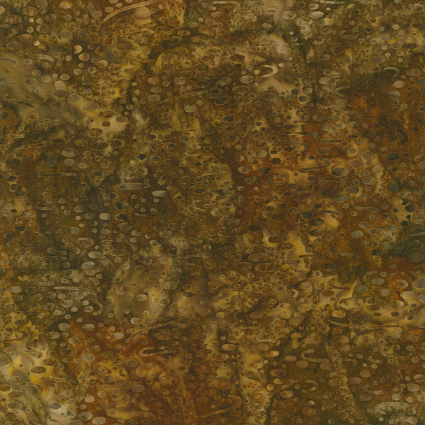 Robert Kaufman Artisan Batiks Marshland AMD-21723-323 Walnut | Sold By Half-Yard