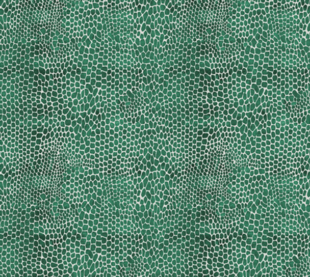 Windham Age of the Dinosaurs 53558D-3 Dinosaur Reptile Scales Teal | Per Half Yard