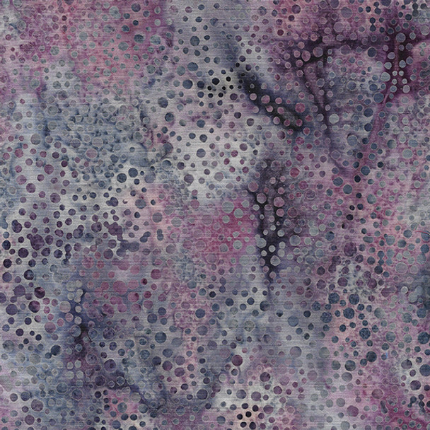 Island Batik Dot Purple Thistle 122201400 | Per Half Yard