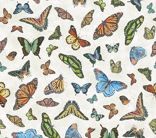 Windham Butterfly Collector Lepidoptery Butterflies 53610-3 Ivory