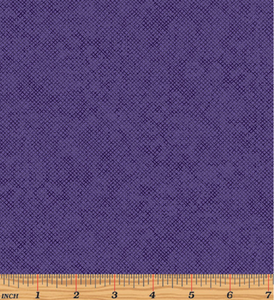 Whisper Weave Too 13610-60 Eggplant by Nancy Halvorsen for Benartex | SOLD BY THE HALF-YARD