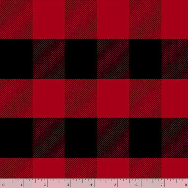 Marcus Primo Plaid Flannel R09U112 Red Tartan Plaid | Per Half Yard