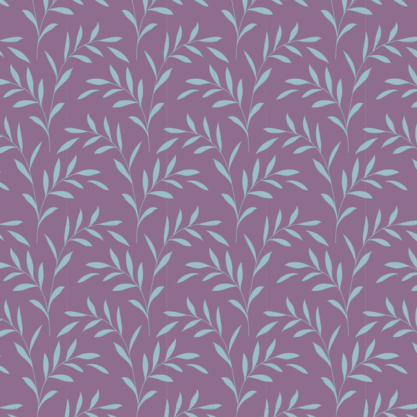 Tilda Hibernation Blender 110085 Olivebranch Lavender | Priced per Half Yard