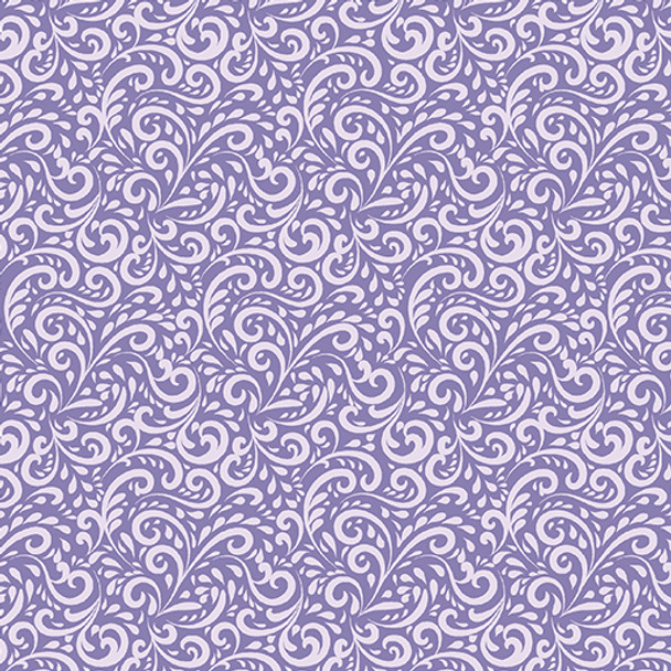 Benartex Tutu Cute Sweet Swirls Purple 14142-66 | Per Half Yard