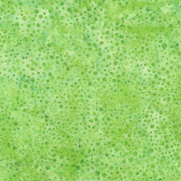 Island Batik Wild Blooms 122201615 Dots Green Pistachio | Per Half Yard