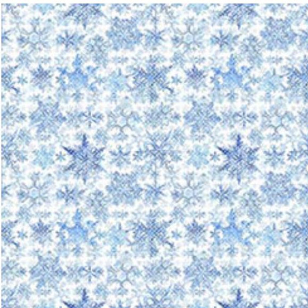 QT Fabrics | Winterhaven by Dan Morris 29901-Z Snowflakes | Per Half-Yard