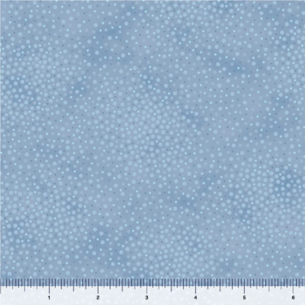 QT Fabrics Spotsy Dot Blender 29912-NZ Blue | Per Half-Yard