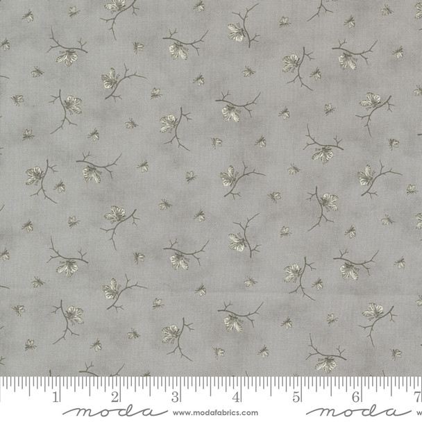 Moda Collections for a Cause: Etchings 44338-14 Brave Butterfly Slate | Per Half Yard