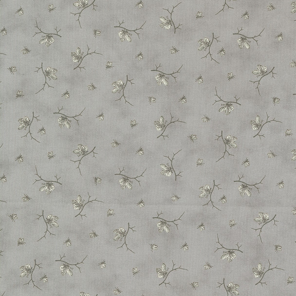 Moda Collections for a Cause: Etchings 44338-14 Brave Butterfly Slate | Per Half Yard
