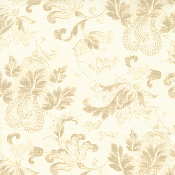 Moda Collections for a Cause: Etchings 44335-11 Damask Scroll Parchment | Per Half Yard