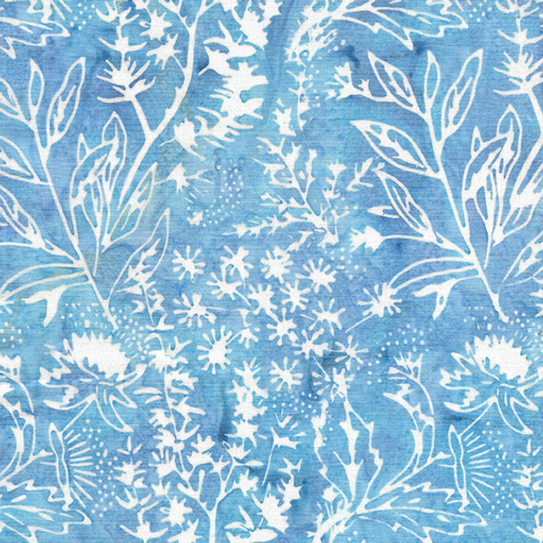 Island Batik English Lavender 112327510 Mixed Herb n Spice Blue Sky| Per Half Yard