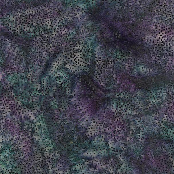 Island Batik 112355828 Paisley Dot Multi Blue Purple| Per Half Yard