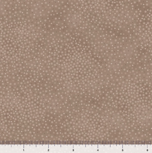 QT Fabrics Spotsy Dot Blender 29912-KX Light Brown | Per Half-Yard