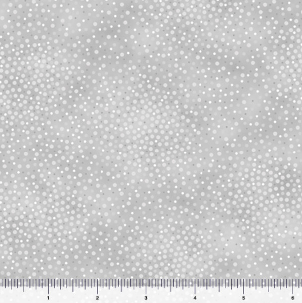 QT Fabrics Spotsy Dot Blender 29912-KZ Light Gray | Per Half-Yard