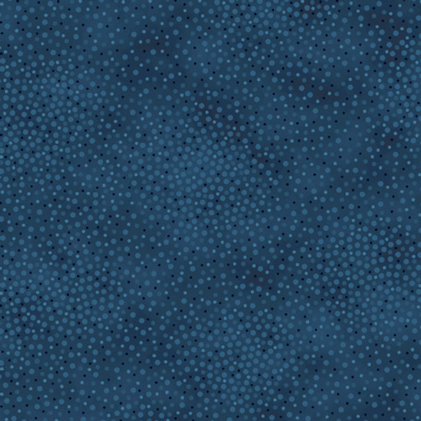 QT Fabrics Spotsy Dot Blender 29912-BN Medium Blue | Per Half-Yard