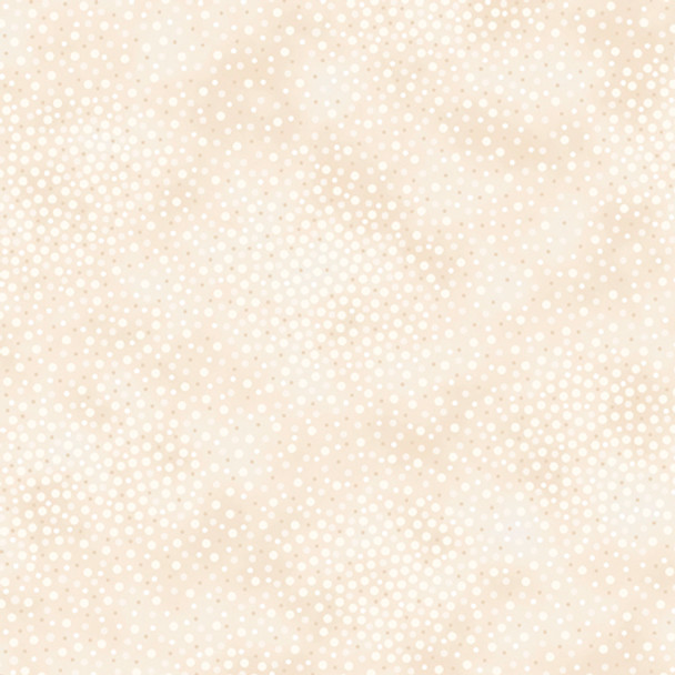 QT Fabrics Spotsy Dot Blender 29912-EX Ecru Cream | Per Half-Yard