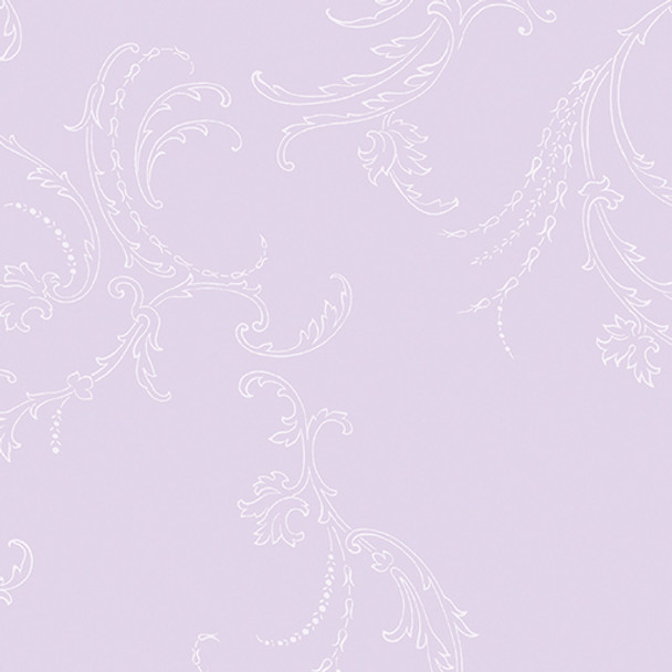 Benartex Whispering Lilies 03627-06B Jackie Scroll Light Purple Tonal | Per Half Yard