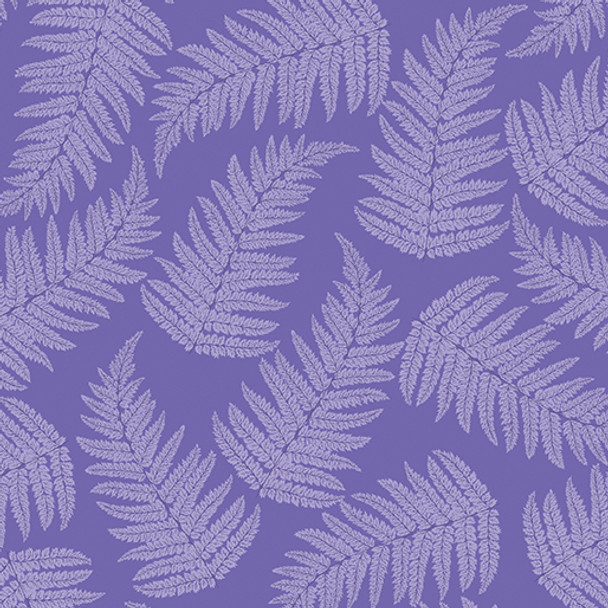 Benartex Whispering Lilies 16229-64 Fern Whisper Medium Purple Tonal | Per Half Yard