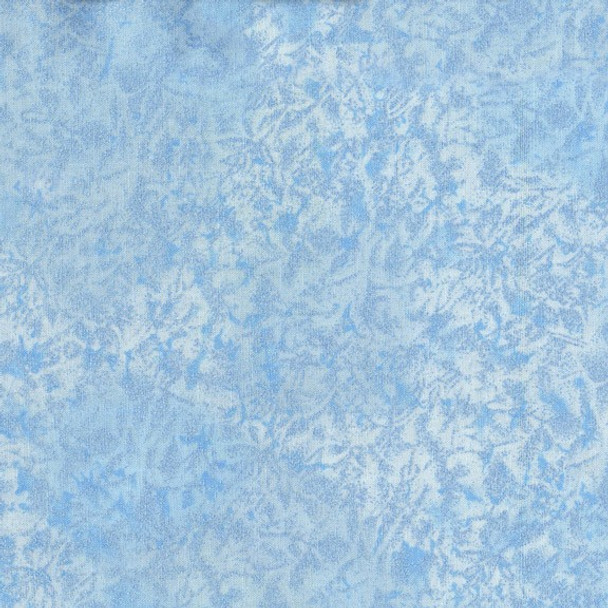 Michael Miller Fairy Frost Pearlized Metallic Powder Blue | Per Half Yard