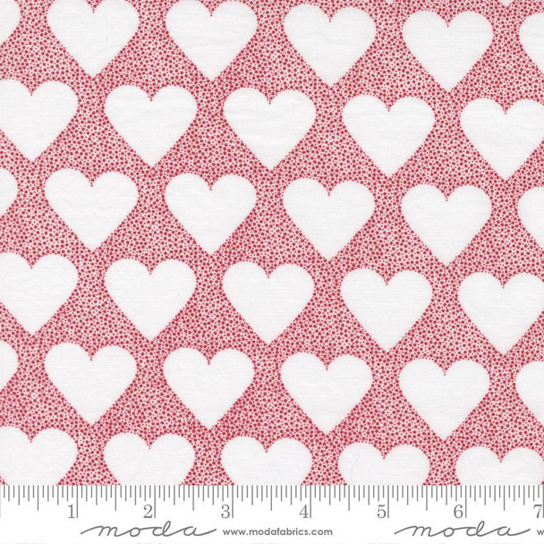 Moda XOXO by April Rosenthal | 24140-11 I Heart You Lipstick Lace | Per Half Yard