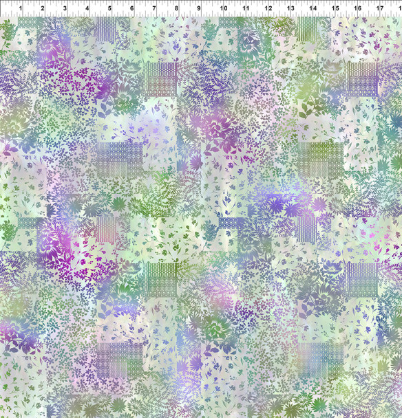 In The Beginning - Ethereal by Jason Yenter 5JYT-3 Patchwork Purple | Sold By Half-Yard