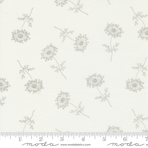 Moda Honeybloom by 3 Sisters 44346-21 Milk Stone Dancing Dandies Dandelions| Per Half Yard