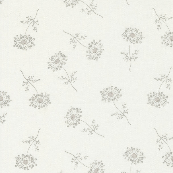 Moda Honeybloom by 3 Sisters 44346-21 Milk Stone Dancing Dandies Dandelions| Per Half Yard