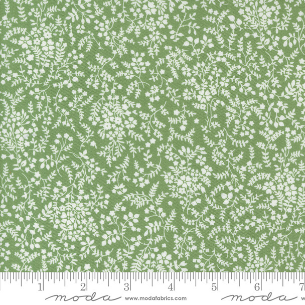 Moda Shoreline by Camille Rosskelley 55304-25 Breeze Sm Floral Green| Per Half Yard