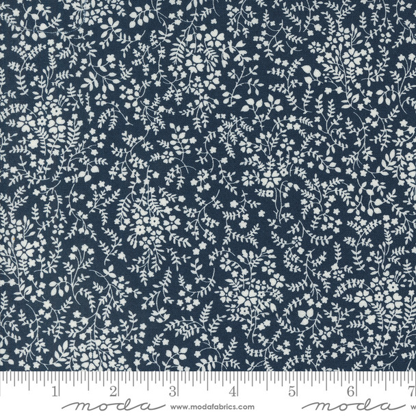 Moda Shoreline by Camille Rosskelley 55304-24 Breeze Sm Floral Navy | Per Half Yard