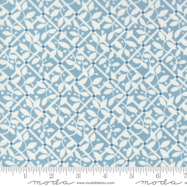 Moda Shoreline by Camille Rosskelley 55303-12 Lattice Check Plaid Light Blue | Per Half Yard