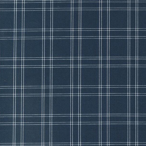 Moda Shoreline by Camille Rosskelley 55302-14 Plaid Check Navy | Per Half Yard