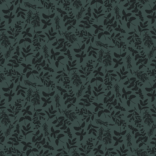 Figo Green World RC90888-68 Forest Leaves Digitally Printed on Recycled Cotton| Per Half Yard