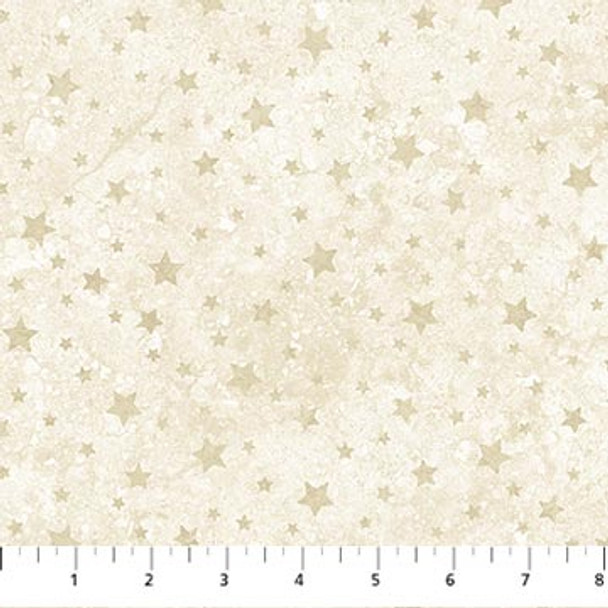 Northcott Stars and Stripes 12 | Tonal Stars Cream 27017-11 | Per Half Yard