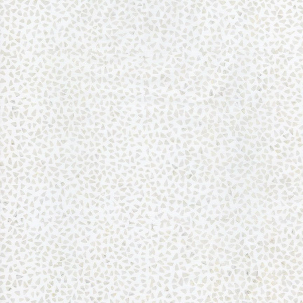 Timeless Treasures Tonga Heron Batik TONGA-B8549 Snow Sm Triangle Dots | SOLD BY THE HALF-YARD