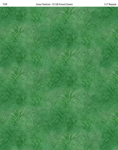 Preorder: 2025 All New England Shop Hop Fabric - Blender Grass Texture Forest Green 1512-843 | SOLD BY THE HALF-YARD