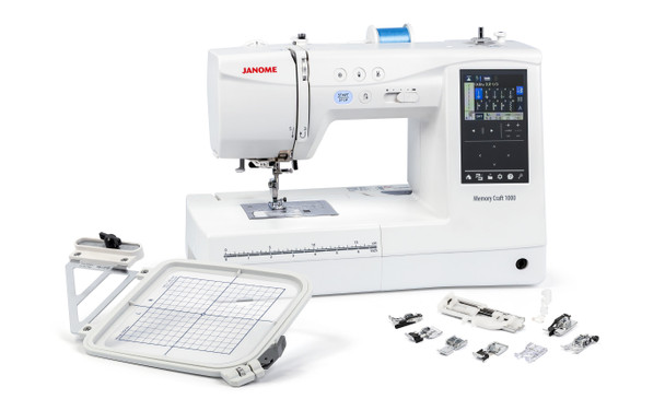Janome Memory Craft 1000 Sewing + Quilting + Embroidery Machine