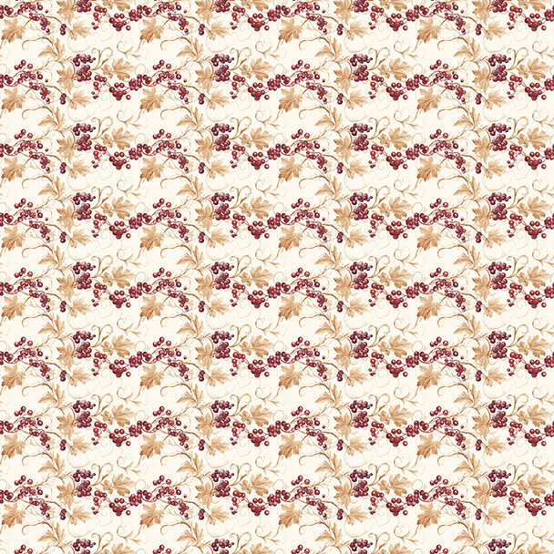 Evening On The Prairie by Modern Prairie | C16742-CREAM Prairie Berries Vines | SOLD BY THE HALF-YARD Evening On The Prairie by Modern Prairie | C16742-CREAM Prairie Berries Vines | SOLD BY THE HALF-YARD