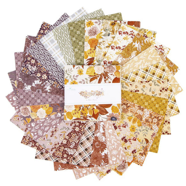 Evening On The Prairie by Modern Prairie | 5 Inch Stacker 42 Pieces 5-16740-42 Evening On The Prairie by Modern Prairie | 5 Inch Stacker 42 Pieces 5-16740-42