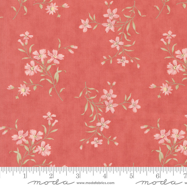 Moda Muse by 3 Sisters 44394-13 Scarlet Flower Picking Floral | SOLD BY THE HALF-YARD