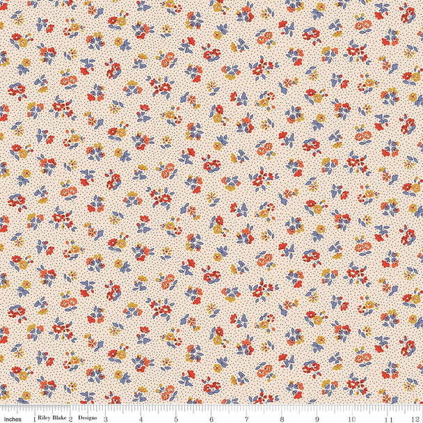 Liberty of London Floral Nostalgia 01667449A Flora Beatrice A | SOLD BY THE HALF-YARD Liberty of London Floral Nostalgia 01667449A Flora Beatrice A | SOLD BY THE HALF-YARD