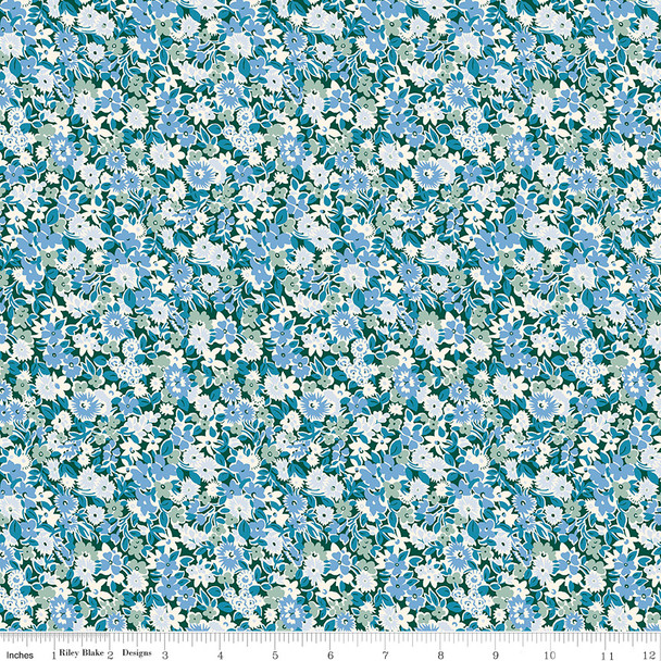 Liberty of London Floral Nostalgia 01667450C Isly Garden C | SOLD BY THE HALF-YARD Liberty of London Floral Nostalgia 01667450C Isly Garden C | SOLD BY THE HALF-YARD