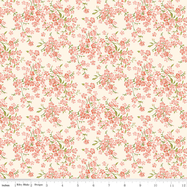 Liberty of London Floral Nostalgia 01667451B Forget-Me-Not Trail B | SOLD BY THE HALF-YARD Liberty of London Floral Nostalgia 01667451B Forget-Me-Not Trail B | SOLD BY THE HALF-YARD