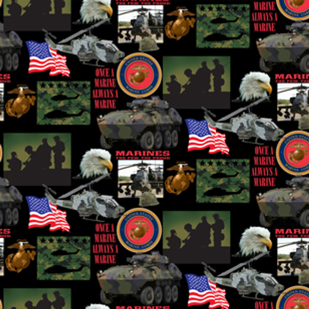 Sykel MARINES Military 021-2M MARINES Fabric | SOLD BY THE HALF-YARD Sykel MARINES Military 021-2M MARINES Fabric | SOLD BY THE HALF-YARD