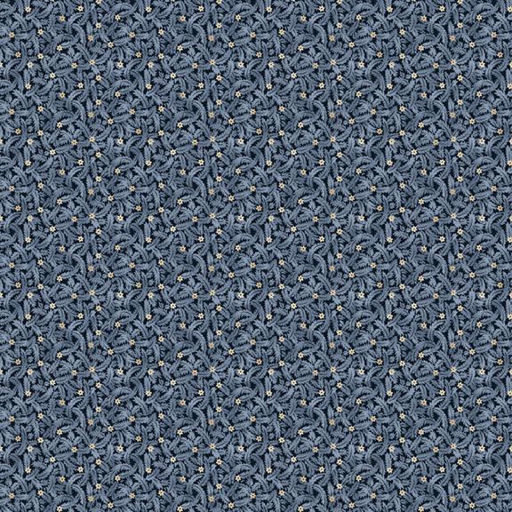 Marcus Fabrics - Grace Elizabeth by Carrie Quinn - Mini Garden Blue | SOLD BY THE HALF-YARD