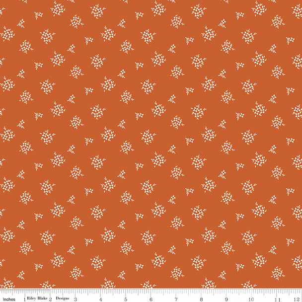 Riley Blake Morning Latte by Sandy Gervais C16926 Spice Ditsy Tonal | SOLD BY THE HALF-YARD