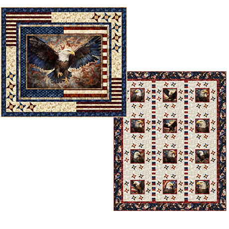 Pattern: Stars Around Pattern for Throw and Wall Quilt PT2204