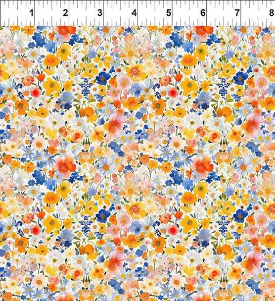 In The Beginning - Lovelies 6LOV1 Charlotte Multi Floral Ditsy | SOLD BY THE HALF-YARD