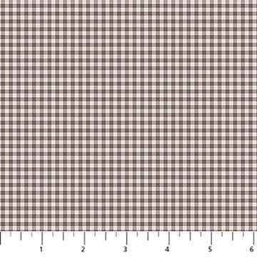 Figo Nest Modern Basics 92101-16 Walnut Checks | SOLD BY THE HALF-YARD
