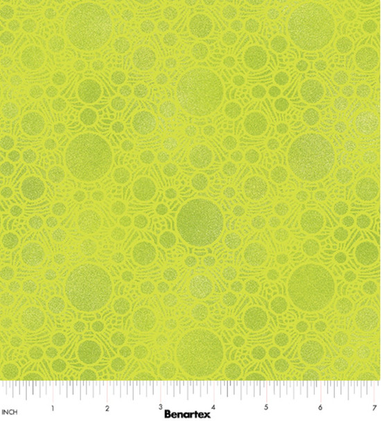 Benartex New Worlds Tonal 16295-42 Mauritius Lime | SOLD BY THE HALF-YARD